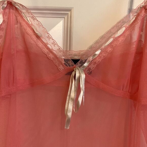 Bed of Roses Size Medium Négligée peach color - Picture 2 of 7